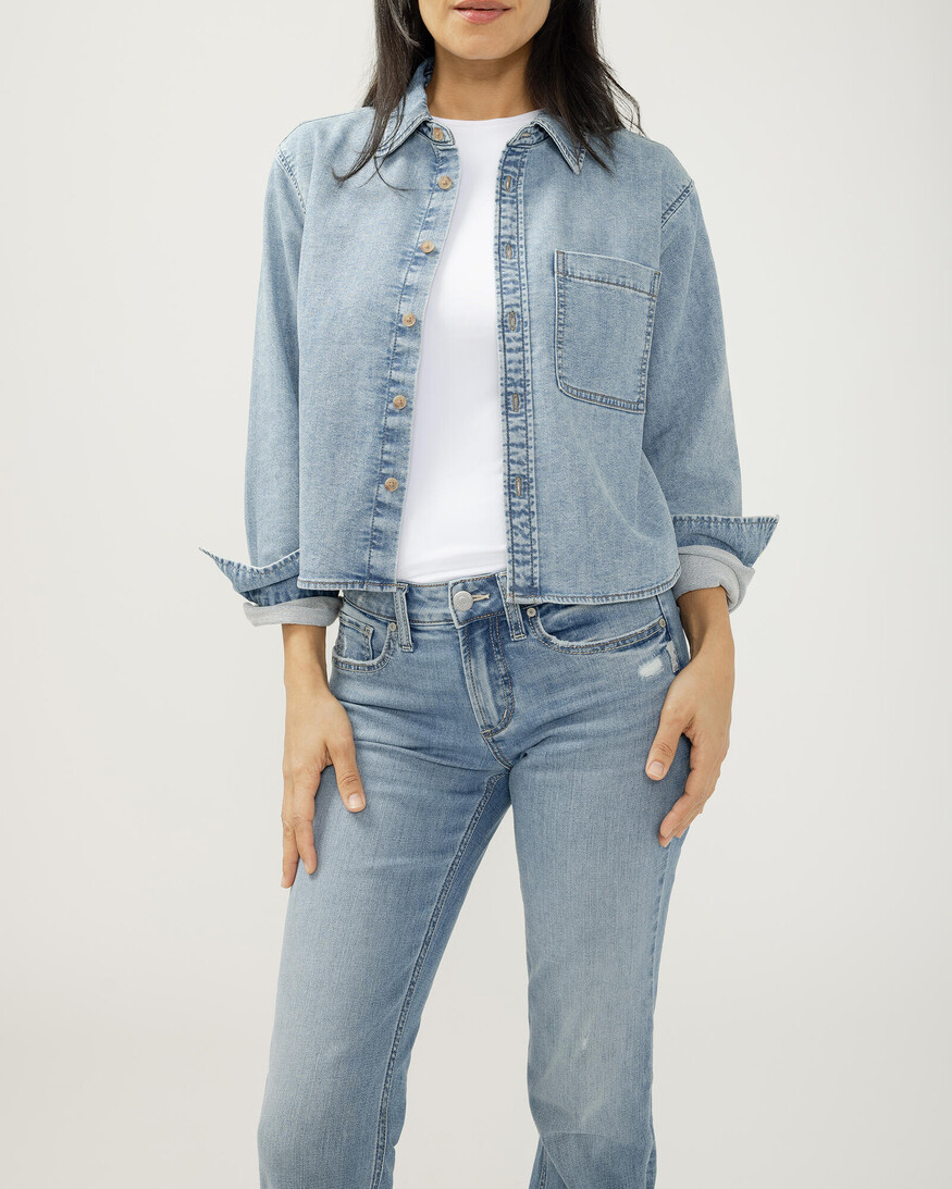 Silver Jeans - For Us Lightweight Knit Shirt
