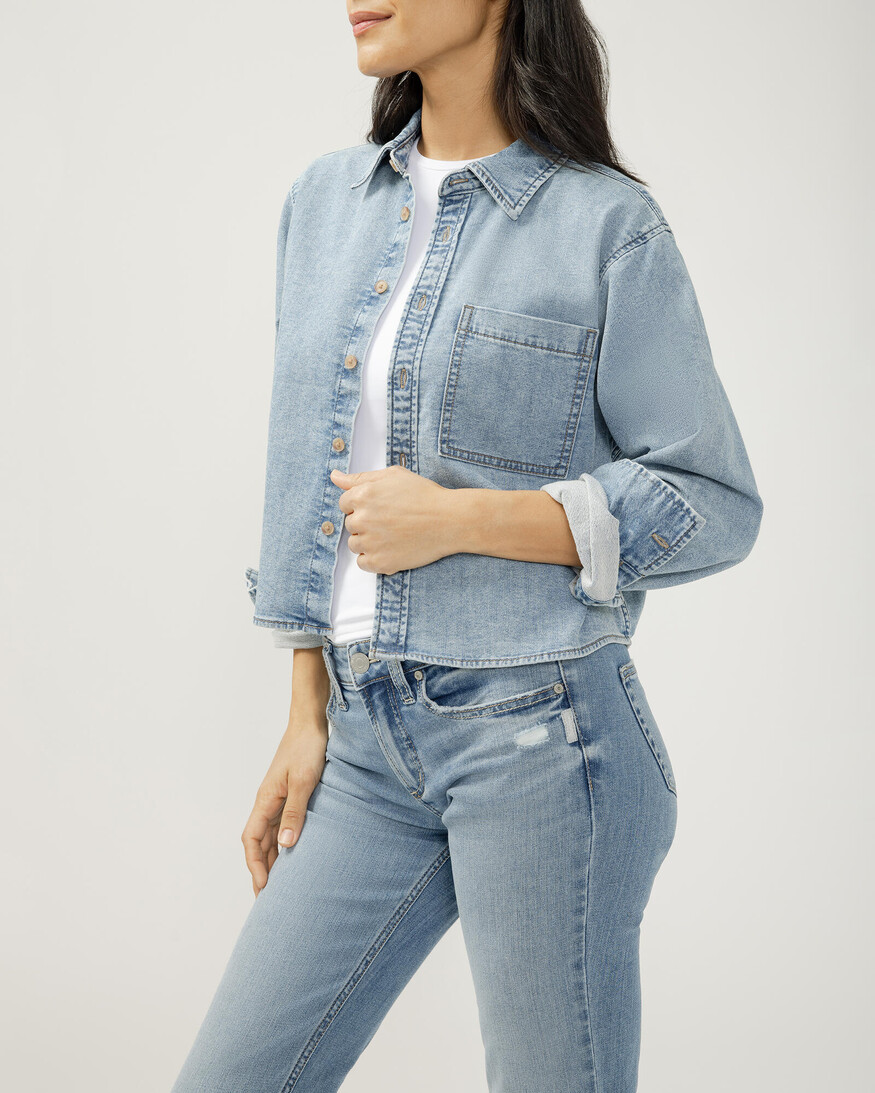 Silver Jeans - For Us Lightweight Knit Shirt