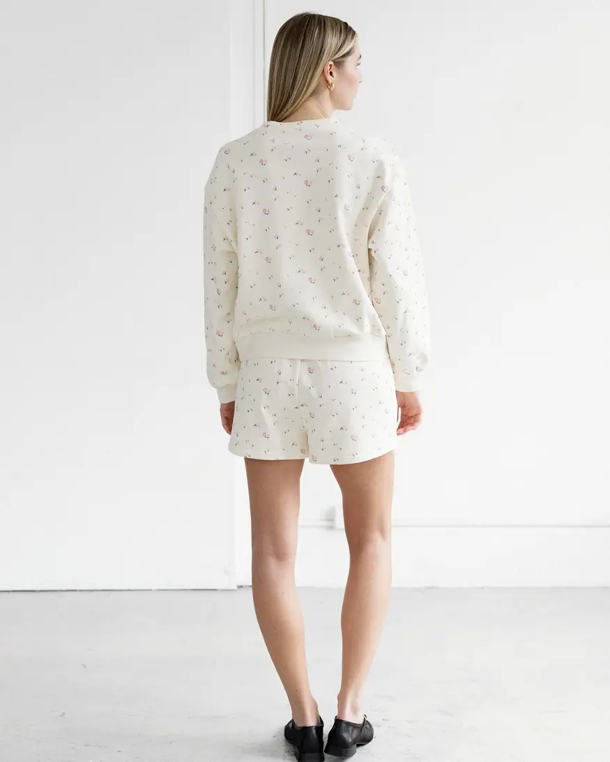 Brunette The Label Floral Little Sister Short