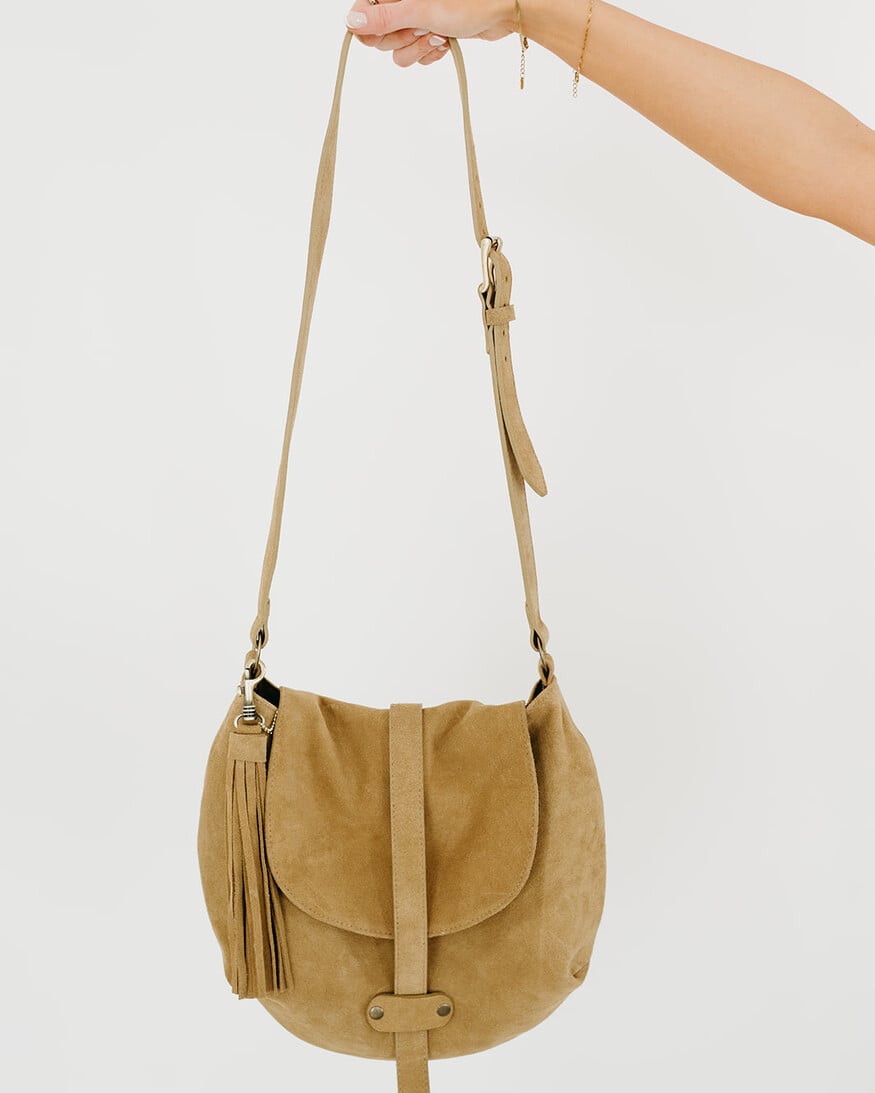 Brave Leather Darya Suede  Bag
