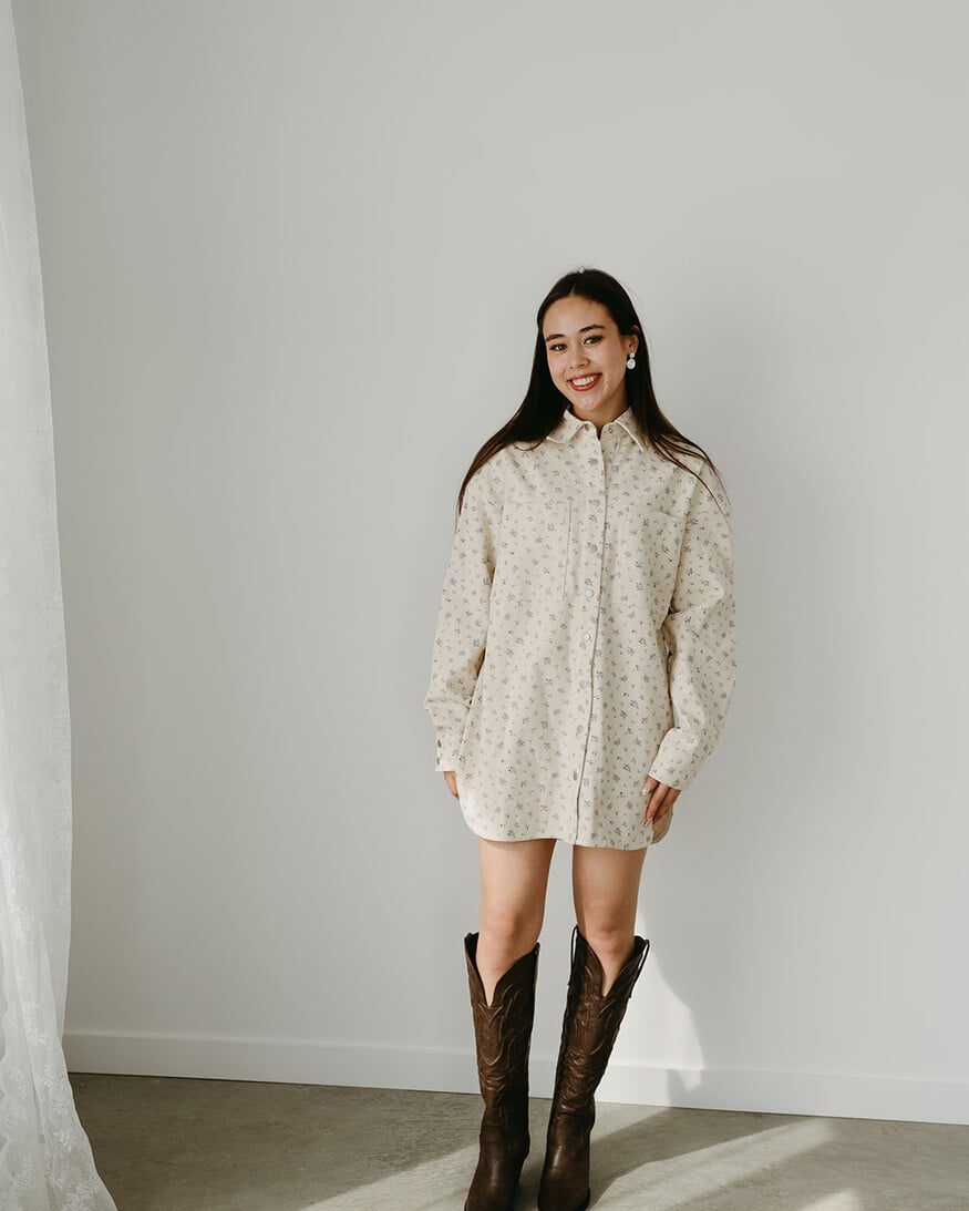 Brunette The Label Floral Shania Jacket