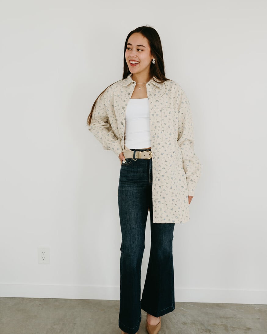 Brunette The Label Floral Shania Jacket