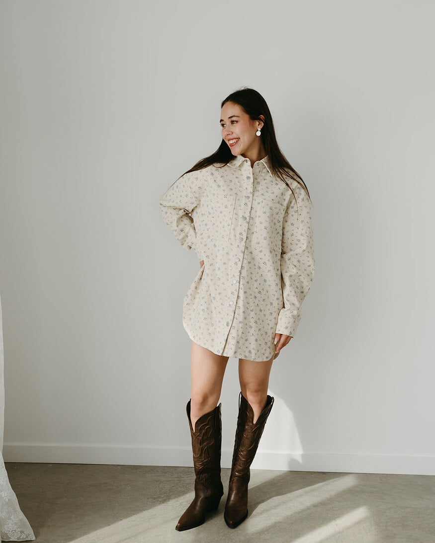 Brunette The Label Floral Shania Jacket