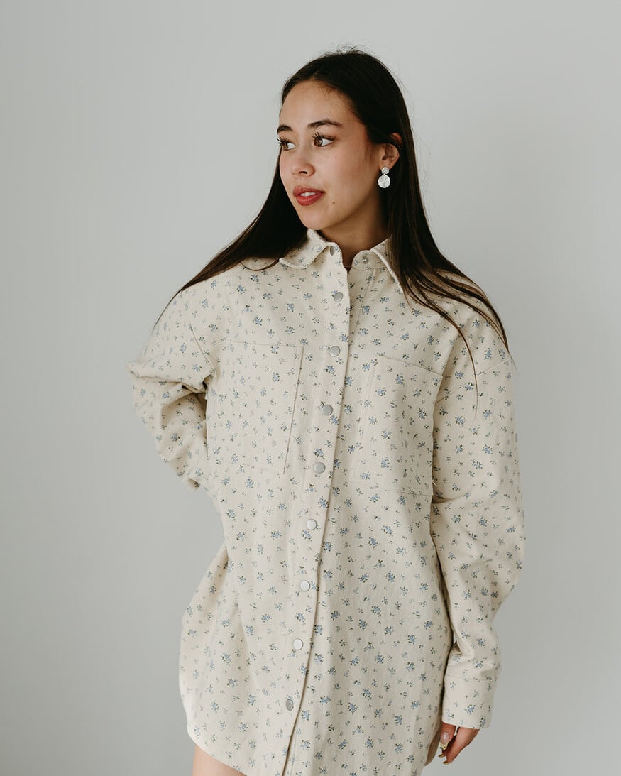 Brunette The Label Floral Shania Jacket