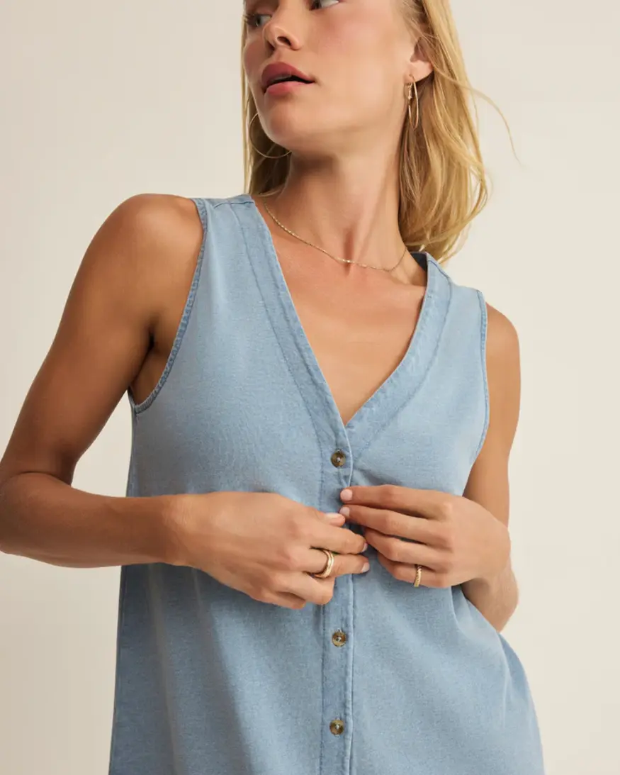Z-Supply Solace Denim Mini Dress