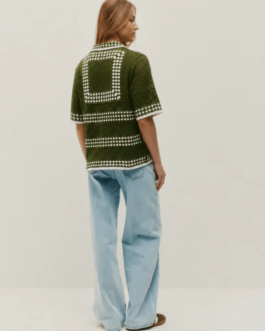 Kuwalla Knit Crochet Shirt