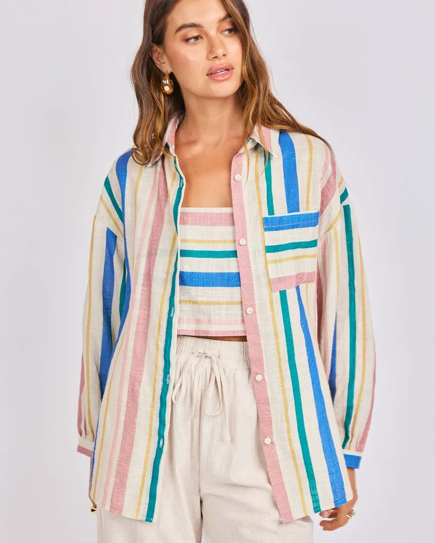 Sail Away Button Up