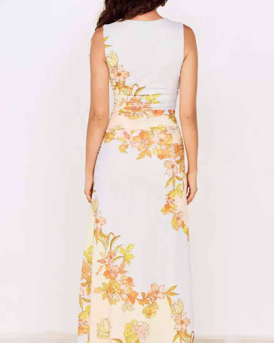 Mink Pink Fiore Mesh Midi Dress