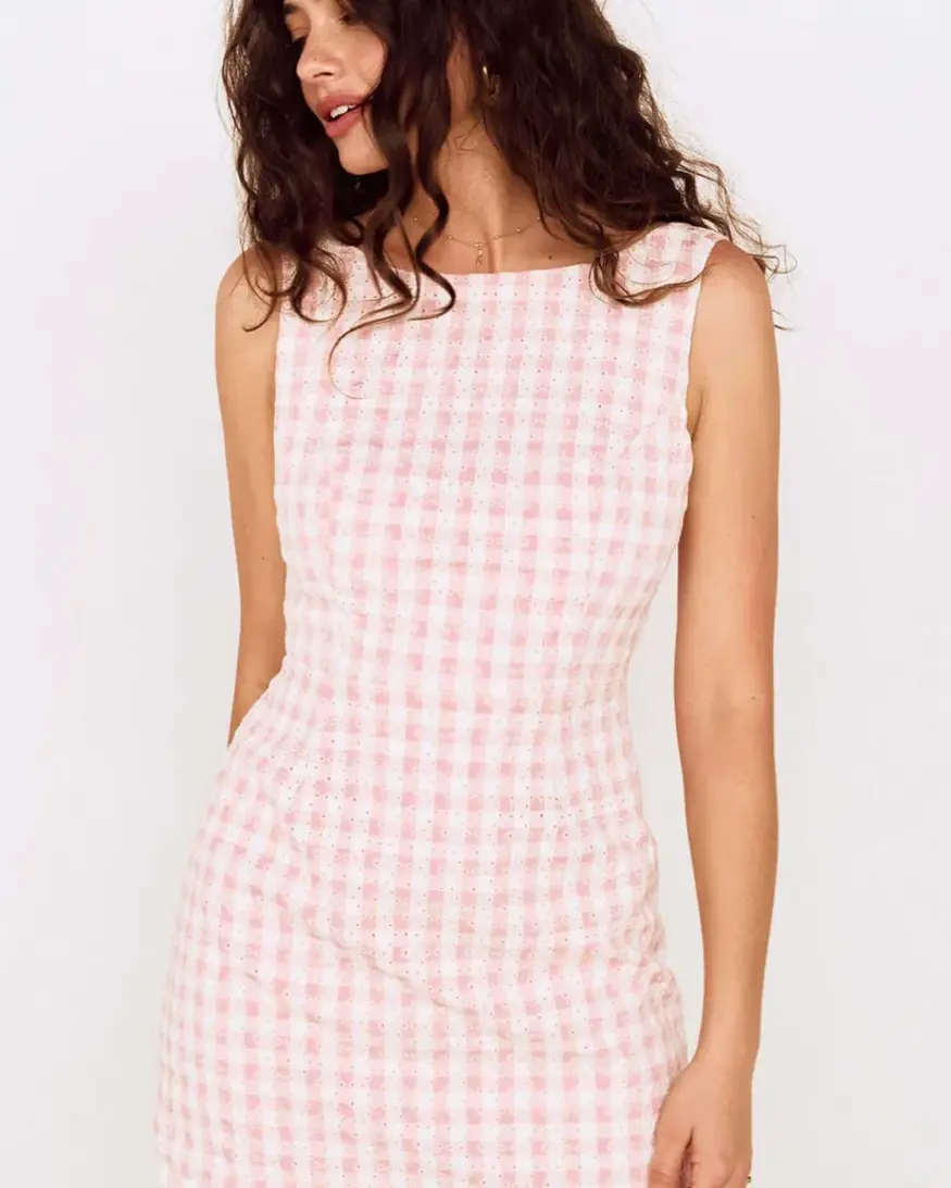 Mink Pink Sabina Tie Back Mini Dress