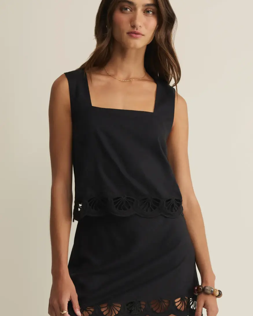 Z-Supply Charlene Embroidered Top