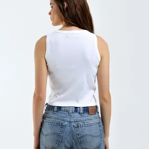 Girl Dangerous I Heart Cowboys Rib Tank