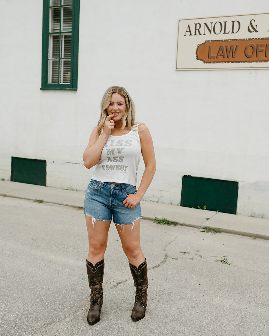 The Laundry Room Kiss My Ass Cowboy Tank
