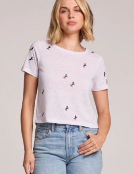 Chaser Tossed Horses Tee