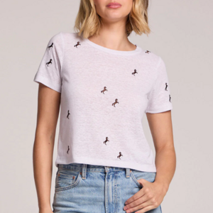 Chaser Tossed Horses Tee