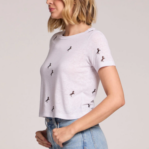 Chaser Tossed Horses Tee