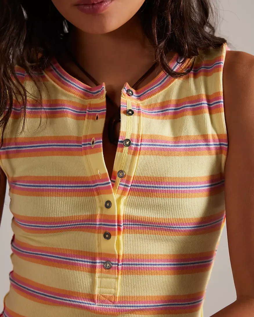 Free People Jamie Henley Stripe Tank
