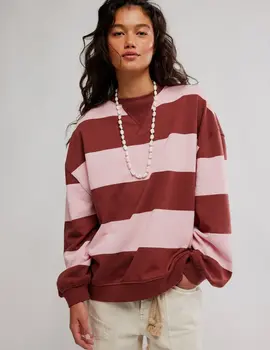 Free People Classic Stripe Crew