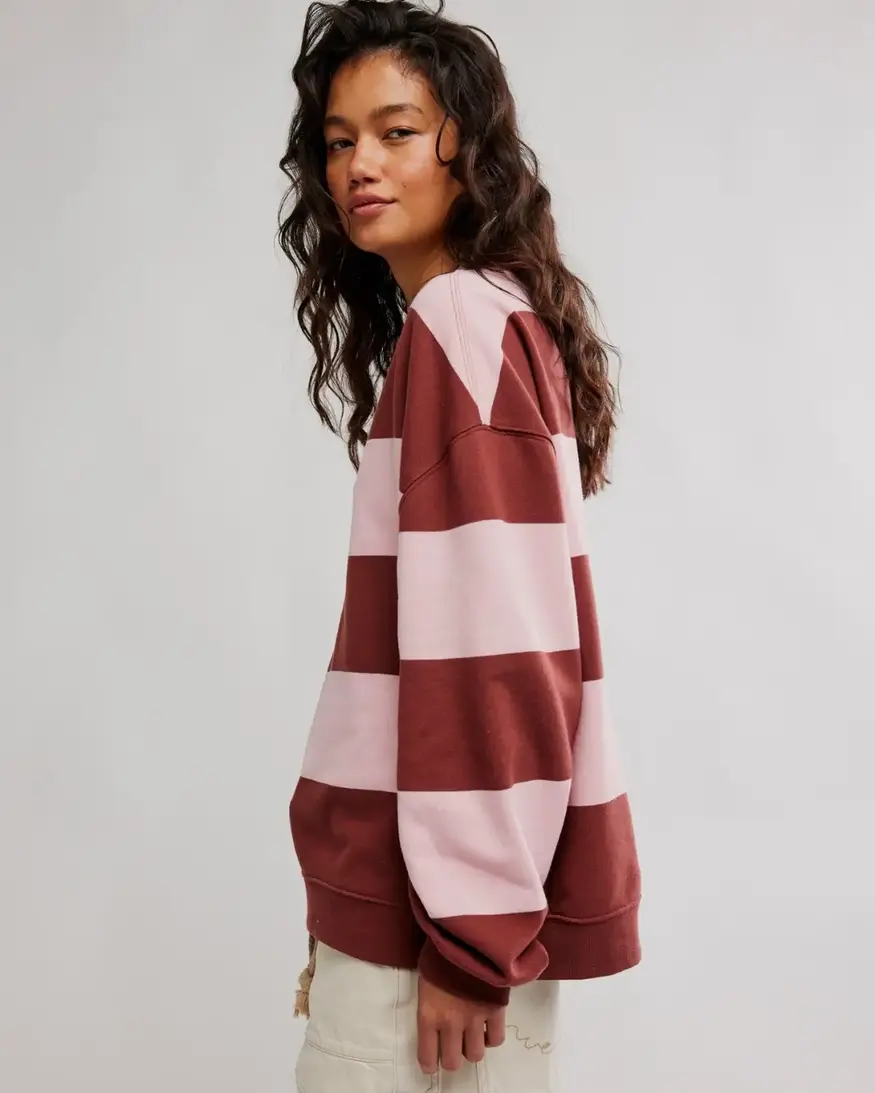 Free People Classic Stripe Crew