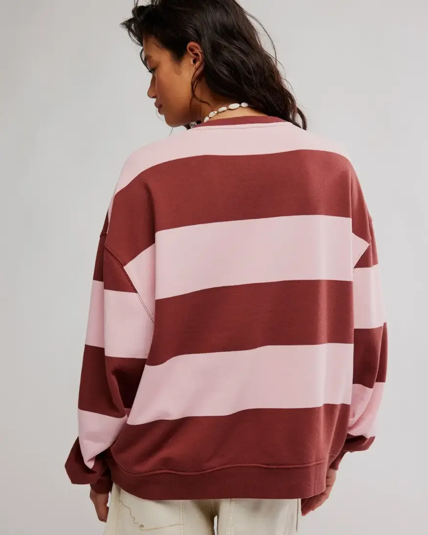 Free People Classic Stripe Crew