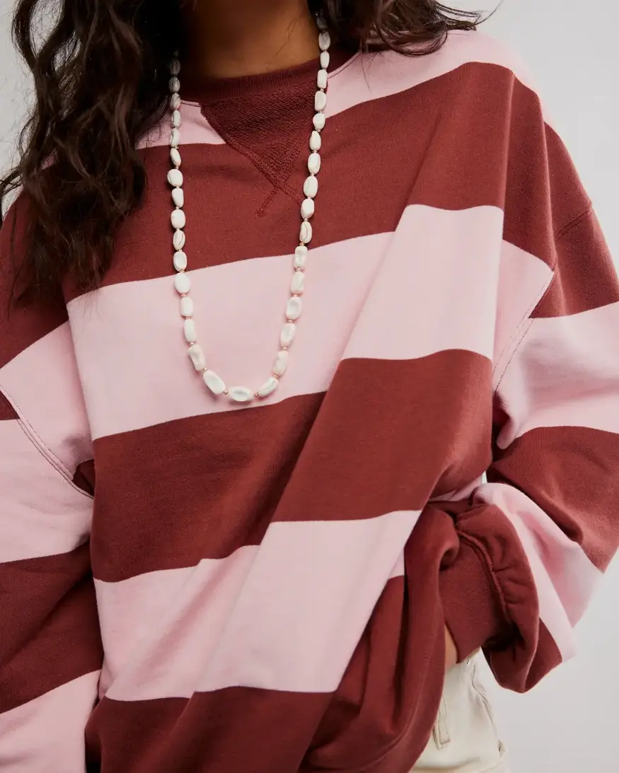 Free People Classic Stripe Crew
