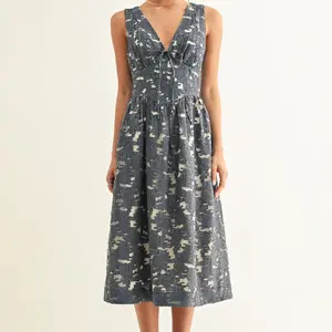 Adelyn Rae Arleta Jacquard Corset Midi