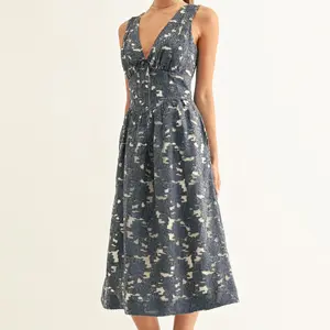 Adelyn Rae Arleta Jacquard Corset Midi
