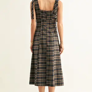 Adelyn Rae Sue Contrast Binding Midi
