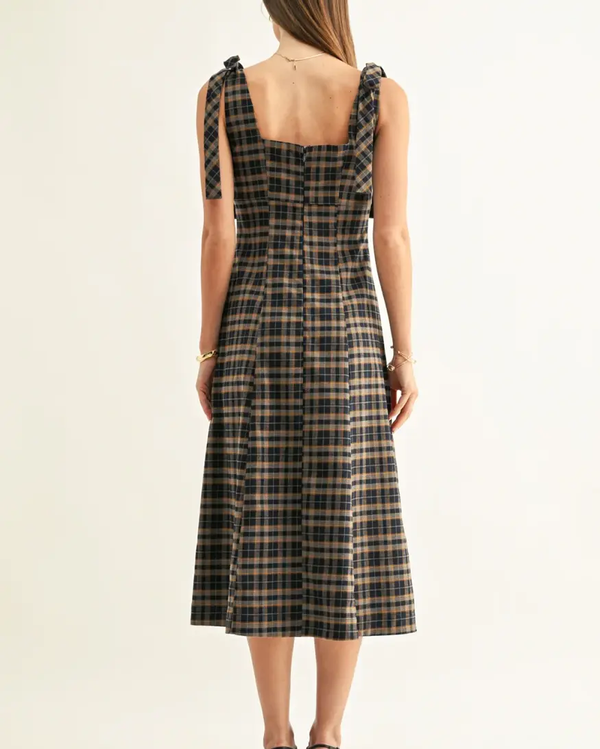Adelyn Rae Sue Contrast Binding Midi