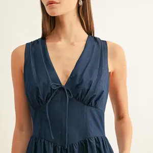 Adelyn Rae Arabelle Corset Midi Dress