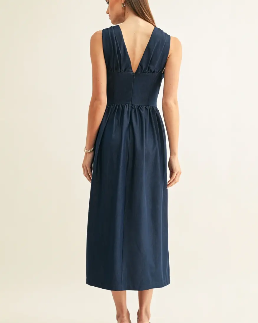 Adelyn Rae Arabelle Corset Midi Dress