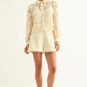 Adelyn Rae Diora Lace Shirt