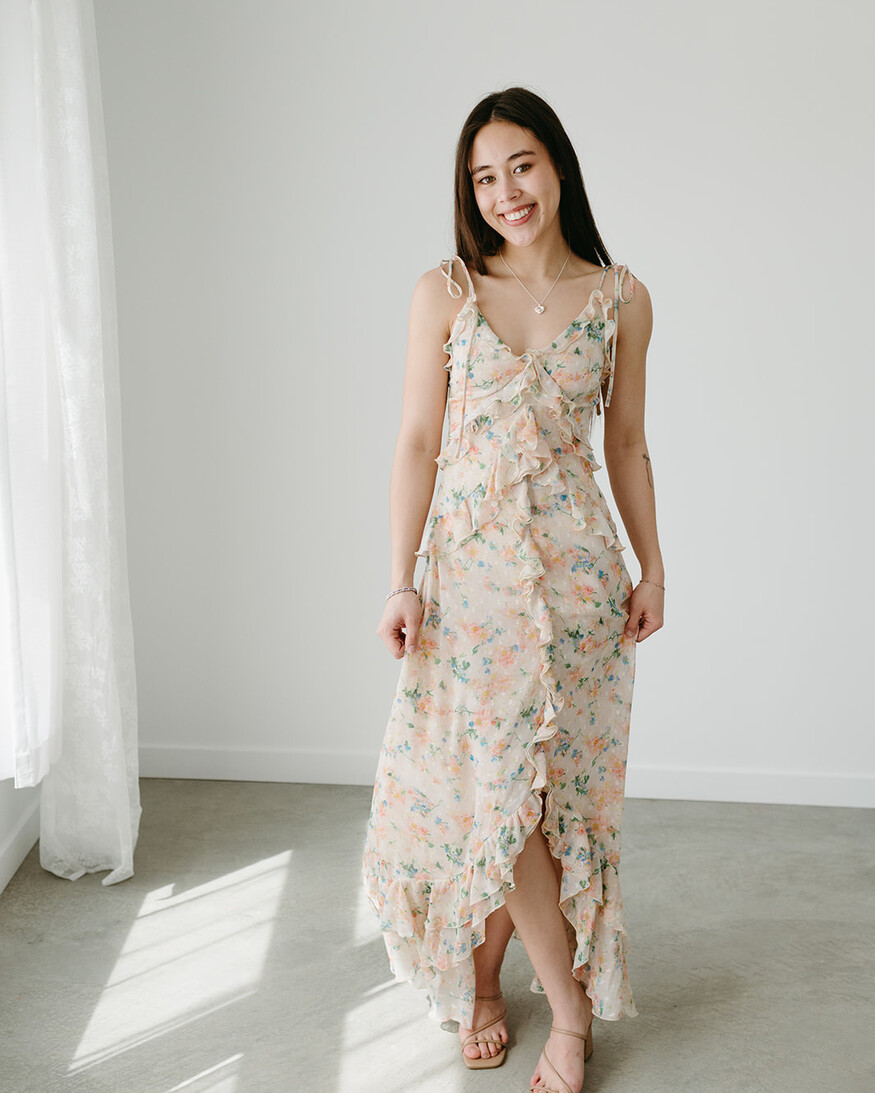 Lulus Jamie High Low Maxi
