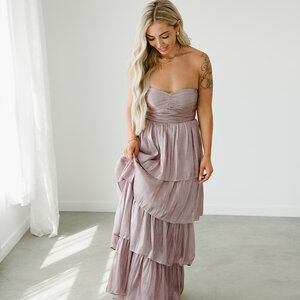 Lulus Bella Tiered Maxi