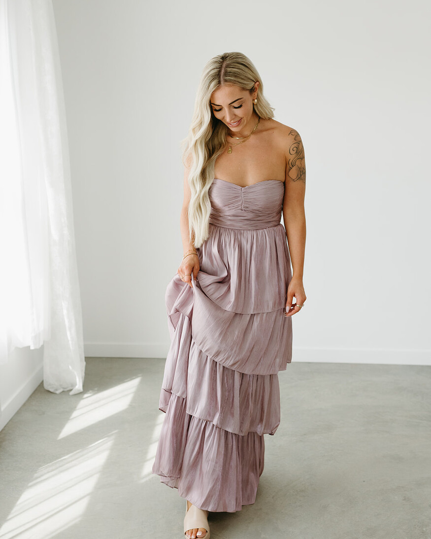 Lulus Bella Tiered Maxi
