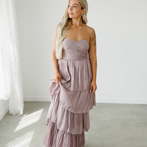 Lulus Bella Tiered Maxi
