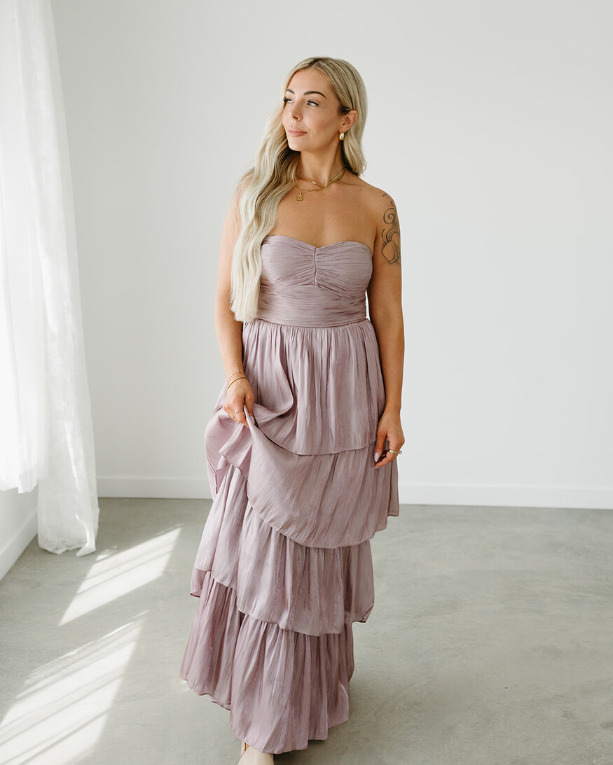 Lulus Bella Tiered Maxi