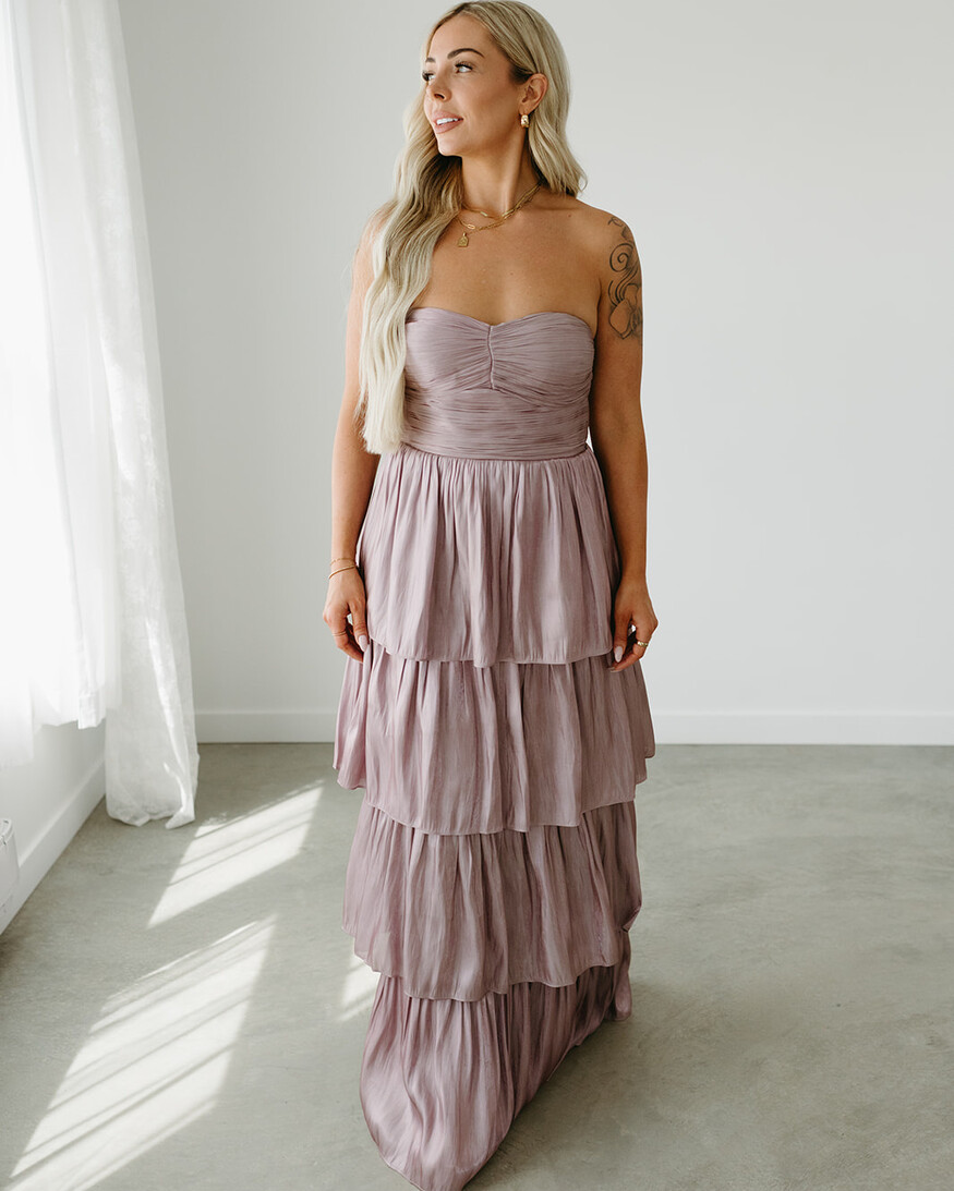 Lulus Bella Tiered Maxi