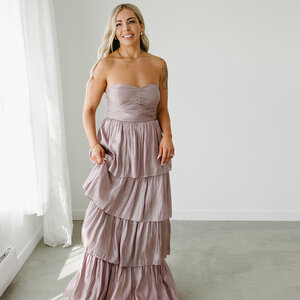 Lulus Bella Tiered Maxi