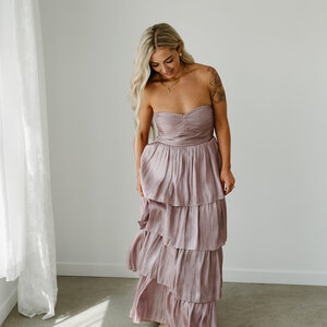 Lulus Bella Tiered Maxi