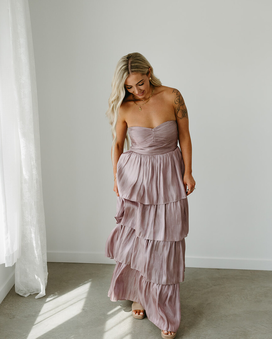 Lulus Bella Tiered Maxi