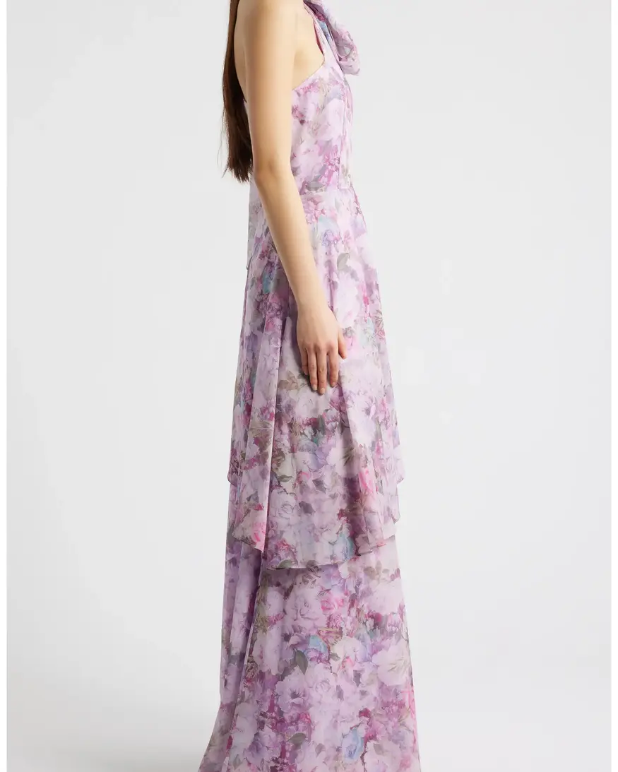 Lulus Amara One Shoulder Maxi