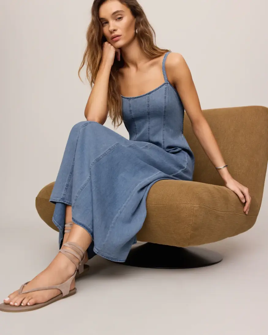 Z-Supply Lenora Denim Midi Dress