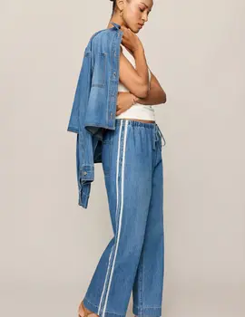 Z-Supply Sidelines Denim Track Pant