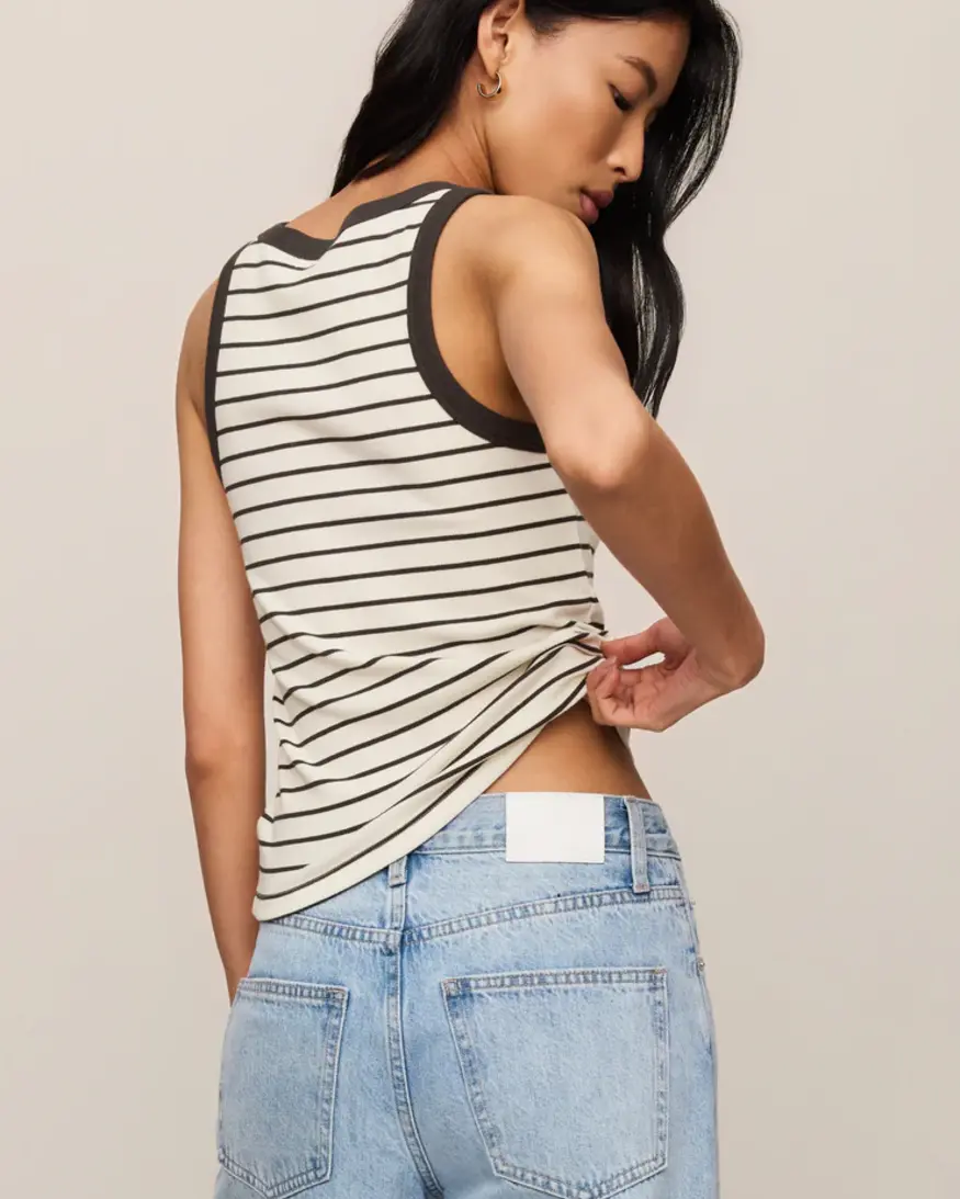 Z-Supply Rowe Striped Scoop Tank