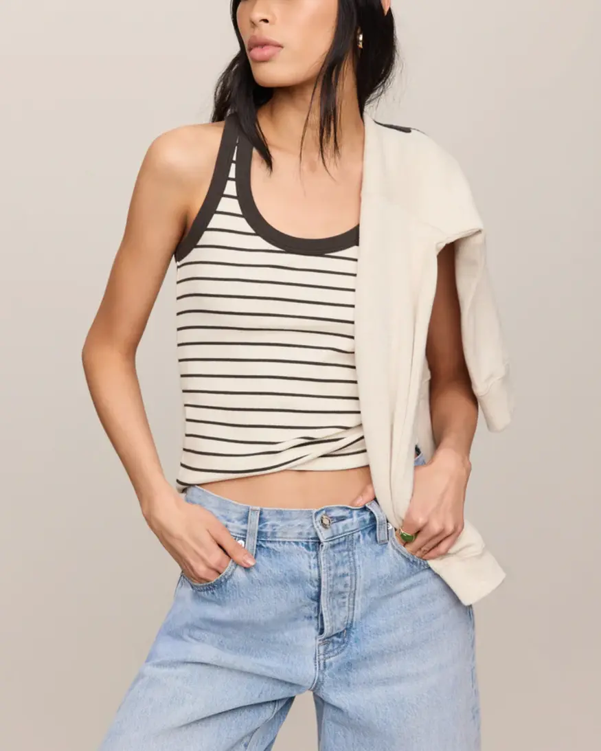 Z-Supply Rowe Striped Scoop Tank