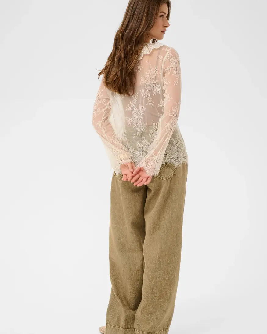 Cream Mira Blouse