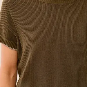 Tribal Carter Crew Neck SS Sweater
