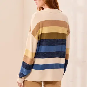 Tribal Carson Johnny Collar Sweater