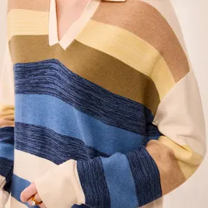 Tribal Carson Johnny Collar Sweater