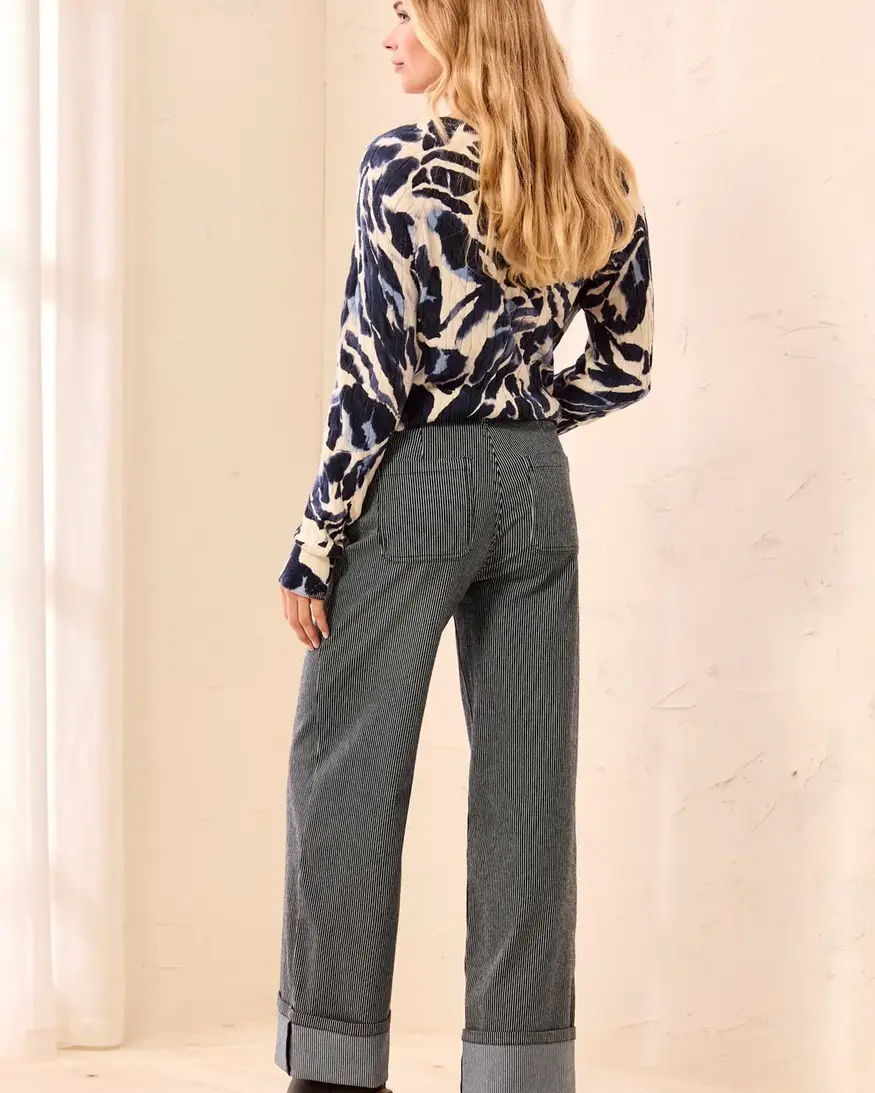 Tribal Christian Wide Cuff Pant